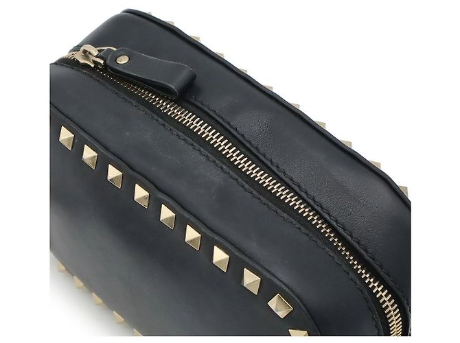 Valentino Garavani Bolsa de Ombro Valentino Rockstud Preto - vista 6