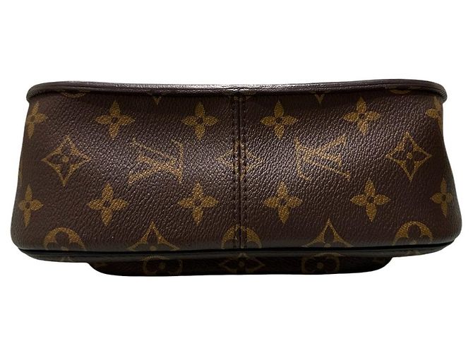 Louis Vuitton Sac Plat Monogram Handbag Marron - vue 5