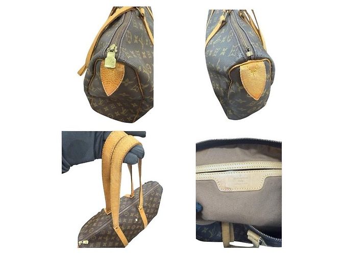 Louis Vuitton Monogram Schultertasche Braun - Ansicht 8