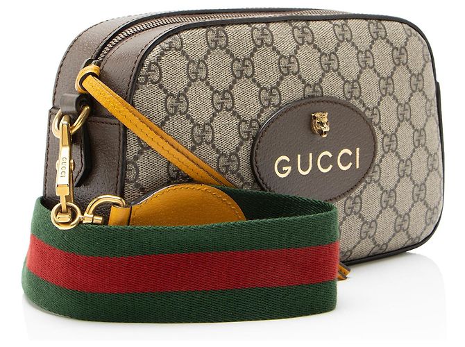 Gucci GG Supreme Neo Vintage Messenger Marrone Beige - vista 2