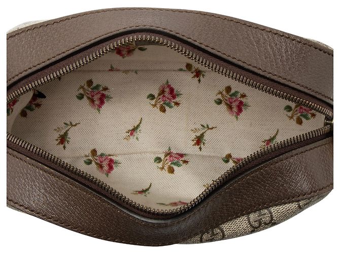 Gucci GG Supreme Neo Vintage Messenger Marrone Beige - vista 7