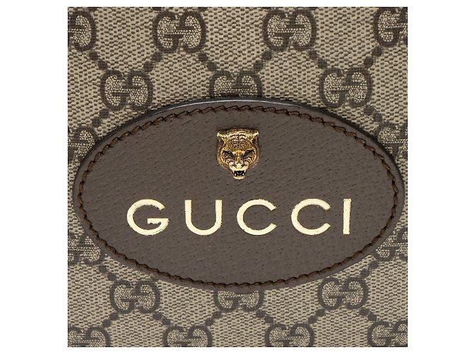Gucci GG Supreme Neo Vintage Messenger Marrone Beige - vista 9