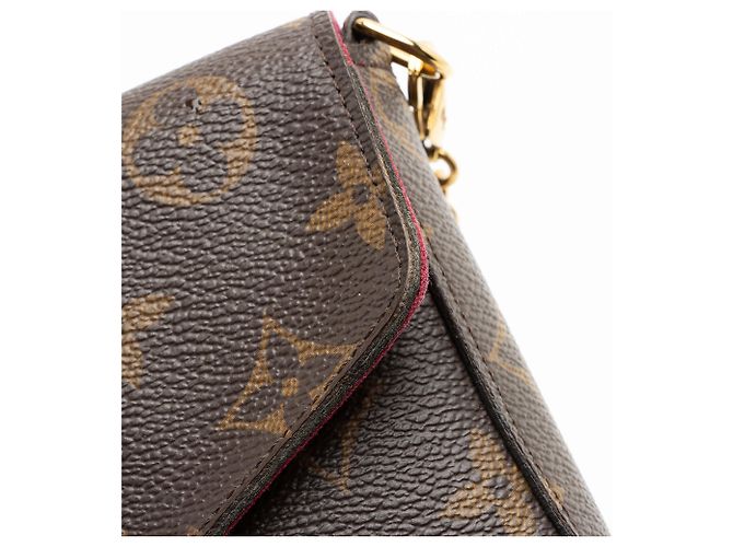 Louis Vuitton Monogram Canvas Felicie Pochette Castaño - vista 10
