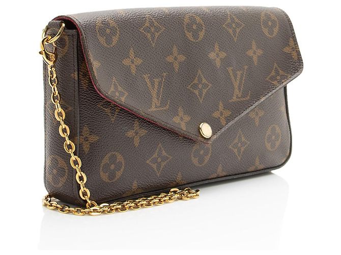 Louis Vuitton Monogram Canvas Felicie Pochette Castaño - vista 2