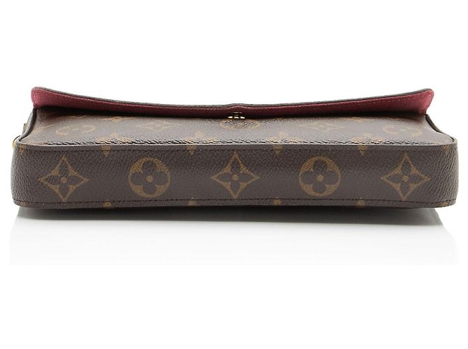 Louis Vuitton Monogram Canvas Felicie Pochette Castaño - vista 4