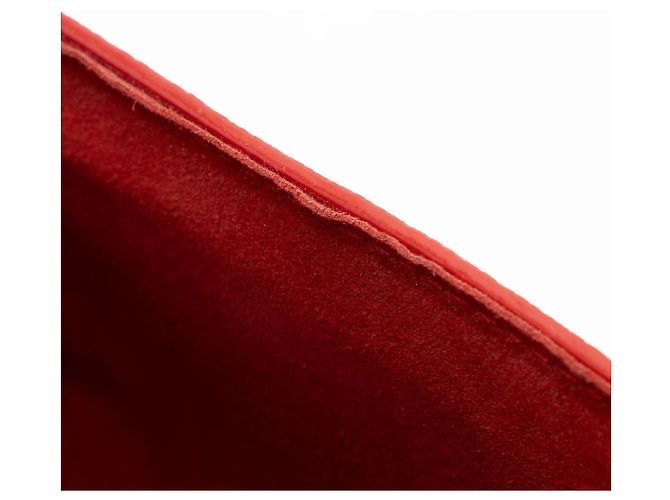 Borsa a tracolla Louis Vuitton Monogram Empreinte Junot Rosso - vista 10