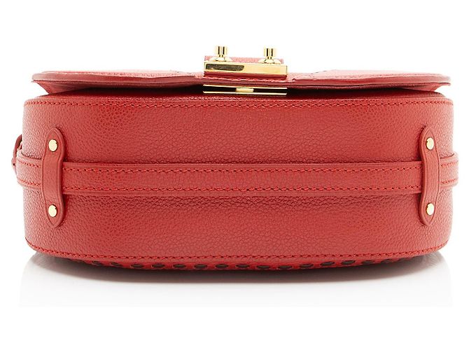 Borsa a tracolla Louis Vuitton Monogram Empreinte Junot Rosso - vista 4