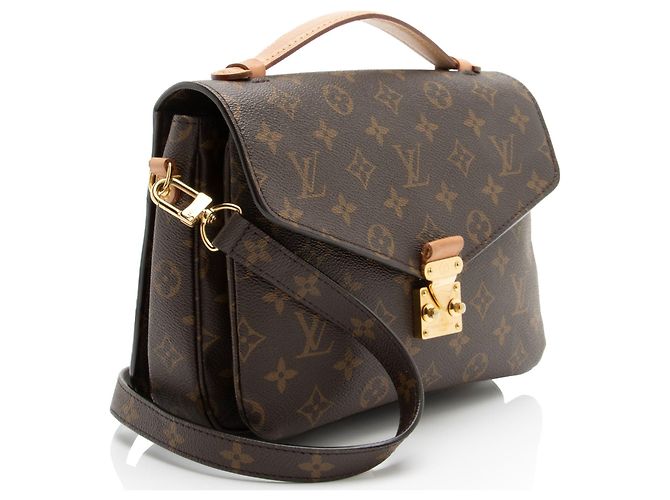 Louis Vuitton Monogram Canvas Pochette Metis Schultertasche Braun - Ansicht 2