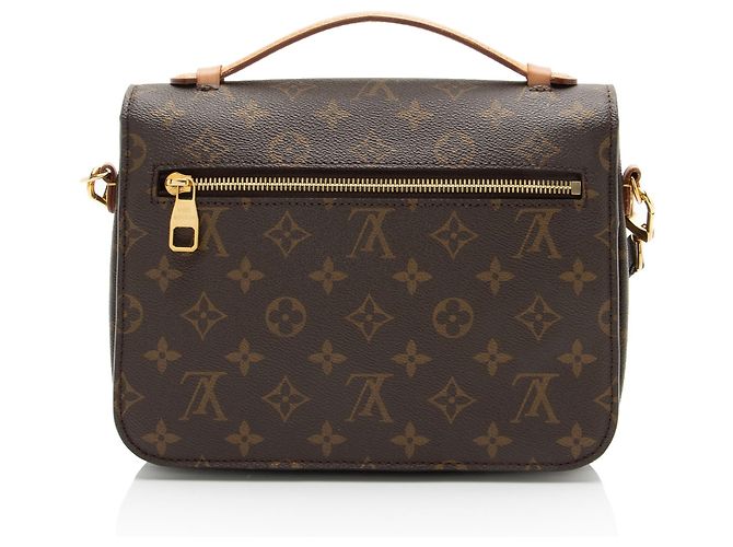 Louis Vuitton Monogram Canvas Pochette Metis Schultertasche Braun - Ansicht 3