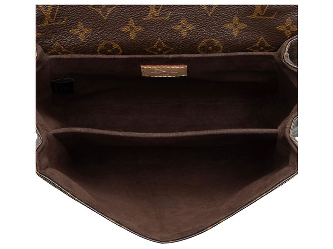 Louis Vuitton Monogram Canvas Pochette Metis Schultertasche Braun - Ansicht 7