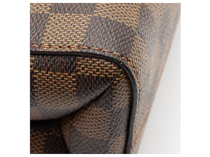 Bolso de hombro Louis Vuitton Damier Ebene Vavin PM Castaño Beige - vista 10