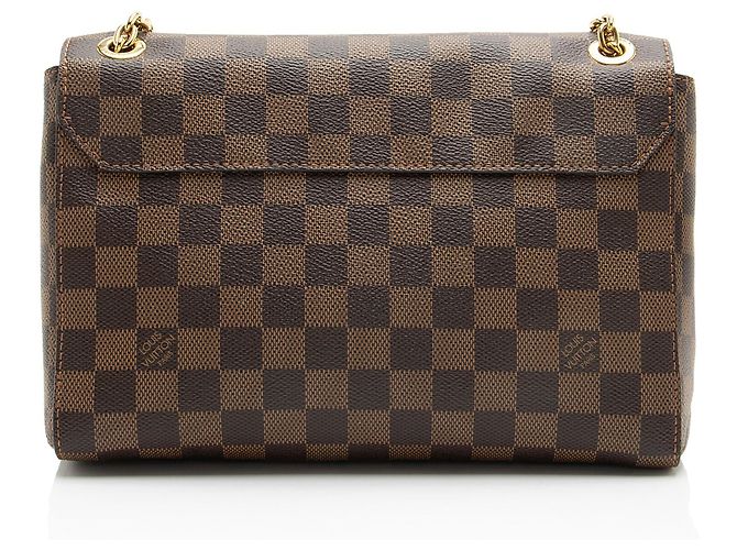 Bolso de hombro Louis Vuitton Damier Ebene Vavin PM Castaño Beige - vista 3
