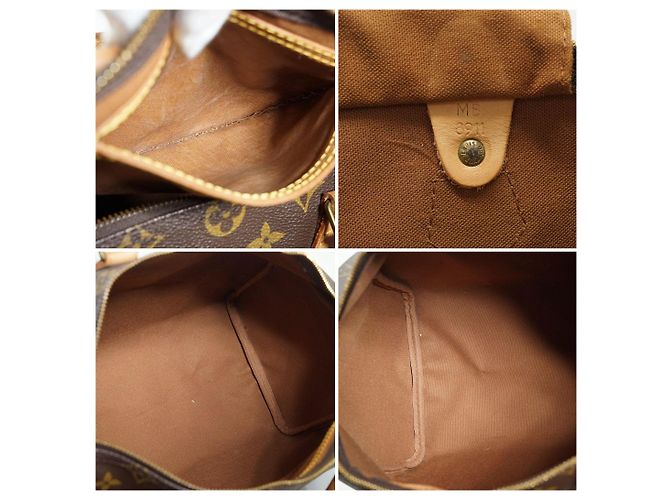 Louis Vuitton Vintage Cloth Handtasche Speedy Braun - Ansicht 6