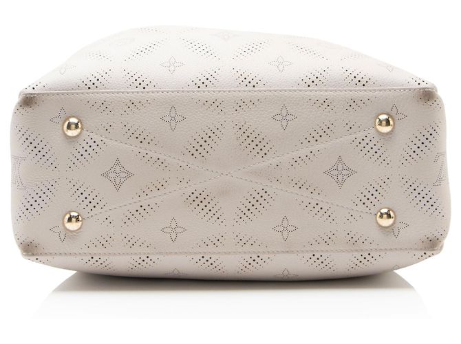 Louis Vuitton Mahina Bloom Leather Bella Tote Braun Beige - Ansicht 4
