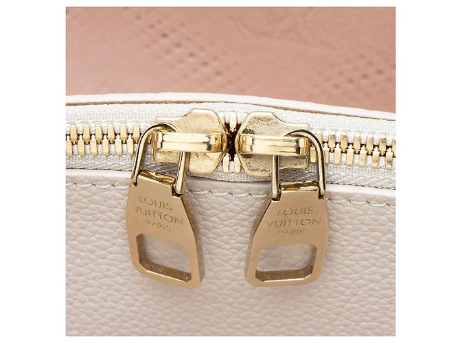 Louis Vuitton Mahina Bloom Leather Bella Tote Braun Beige - Ansicht 8