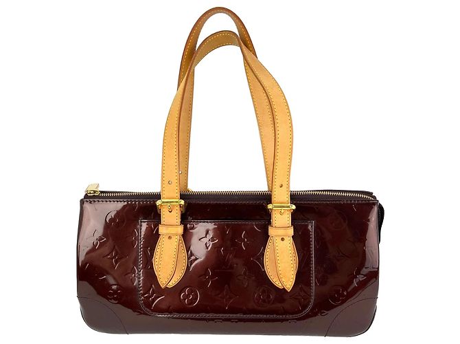 Sac à épaule Louis Vuitton Rosewood Ave Amarante Vernis en cuir verni Violet - vue 2