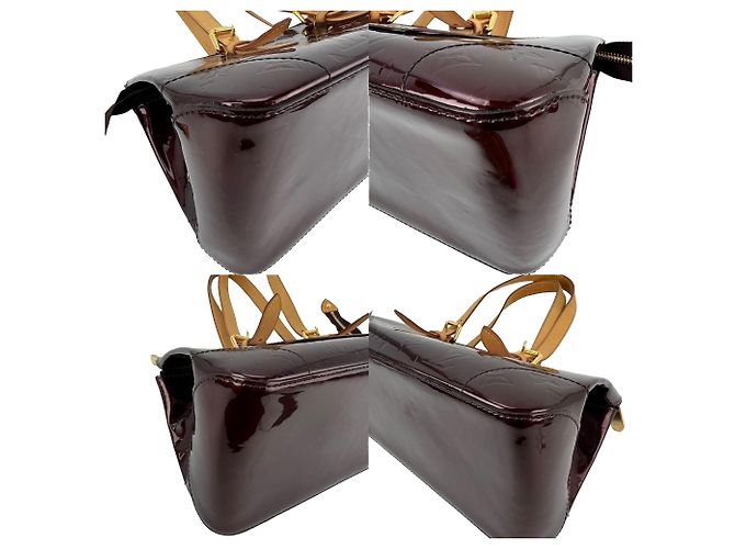 Sac à épaule Louis Vuitton Rosewood Ave Amarante Vernis en cuir verni Violet - vue 4
