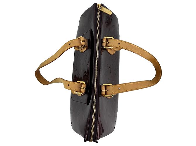 Sac à épaule Louis Vuitton Rosewood Ave Amarante Vernis en cuir verni Violet - vue 9