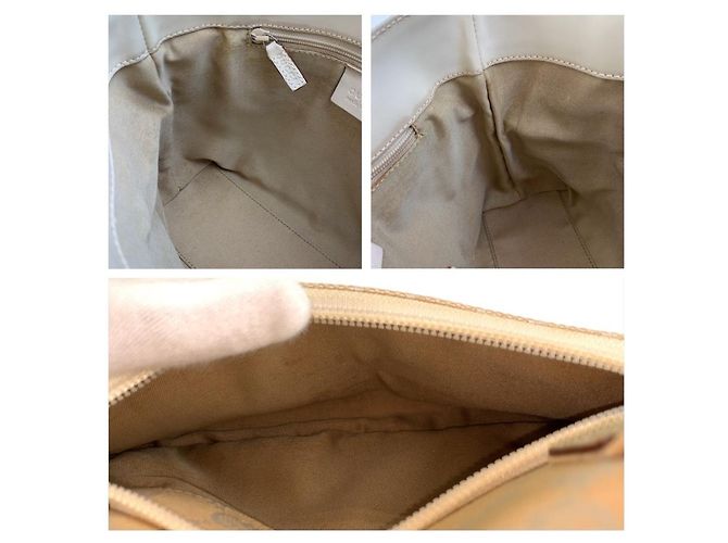 Sac cabas Gucci GG Canvas Marron Beige - vue 6