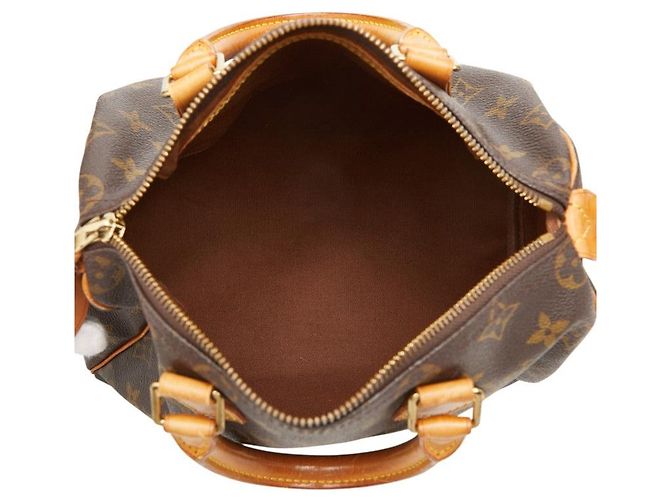 Louis Vuitton Speedy 25 Mini Boston Bag Marrom - vista 8
