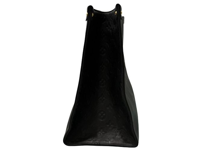 Borsa Tote Louis Vuitton OnTheGo Monogram Empreinte Nero - vista 3