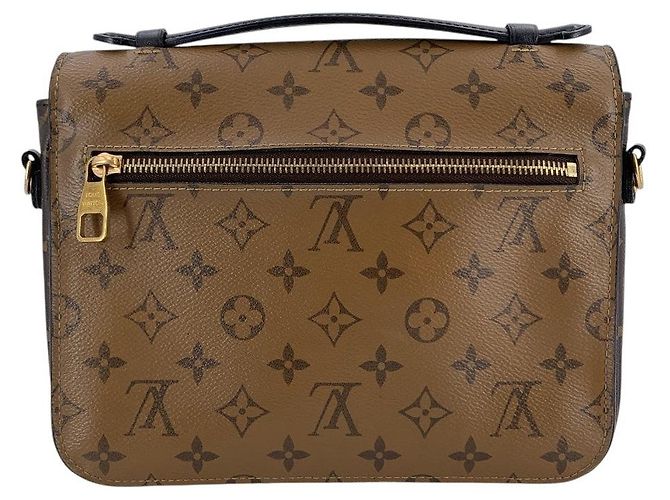 Louis Vuitton Metis Schultertasche aus Canvas Braun - Ansicht 3