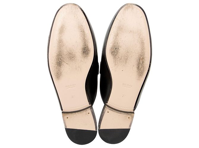 Mules Princetown in pelle Gucci - Size 7 / 37 Nero - vista 6