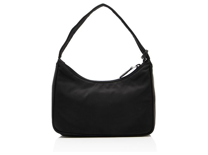 Prada Tessuto Re-Edition 2000 Mini Hobo Preto - vista 3
