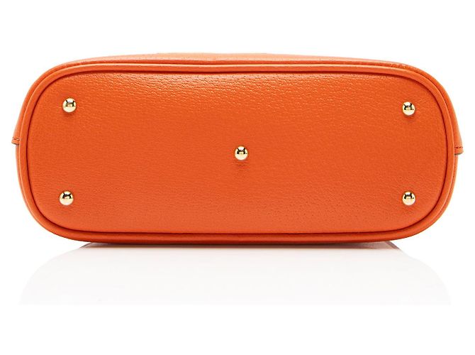 Gucci Cuir Leather Bamboo Diana Dome Mini Satchel Naranja - vista 4
