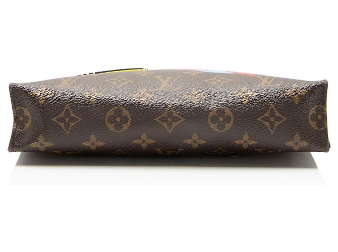 Neceser Louis Vuitton Limited Edition Monogram Canvas Patches 26 Castaño - vista 4