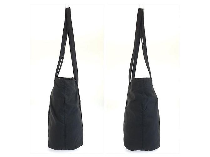 Prada Tessuto Tote Bag mit besticktem Logo Schwarz - Ansicht 7
