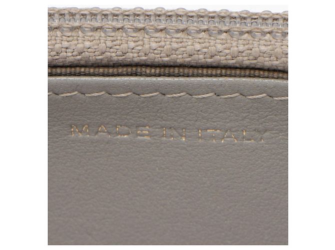 Chanel Boy Wallet on Chain en piel de becerro granulada Gris - vista 9