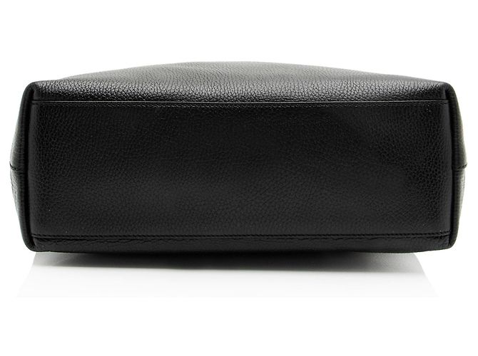 Borsa Hobo Gucci in pelle con ciondolo G intrecciata Nero - vista 4