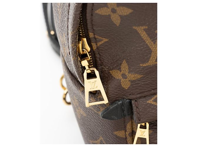Mochila Mini Palm Springs em Canvas Monogram Louis Vuitton Preto - vista 10