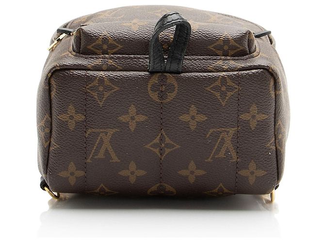 Mochila Mini Palm Springs em Canvas Monogram Louis Vuitton Preto - vista 4