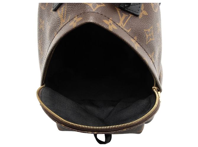 Mochila Mini Palm Springs em Canvas Monogram Louis Vuitton Preto - vista 7