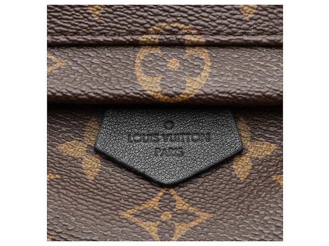 Mochila Mini Palm Springs em Canvas Monogram Louis Vuitton Preto - vista 9