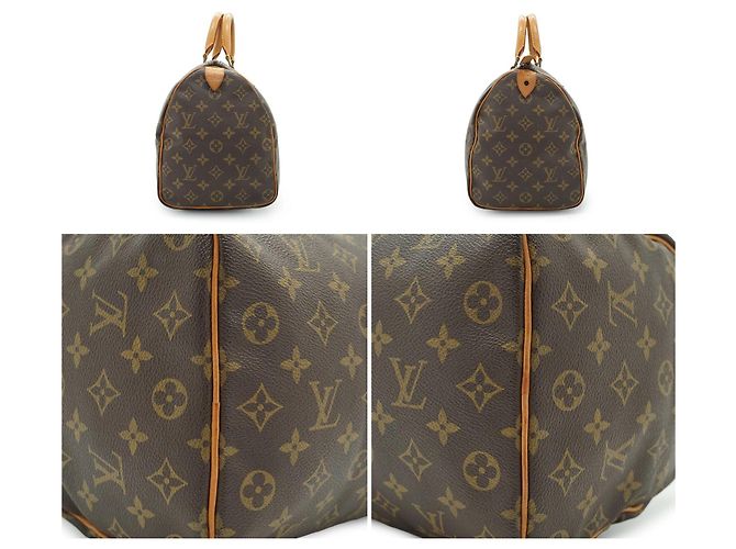 Louis Vuitton Vintage Cloth Handtasche Speedy Braun - Ansicht 4
