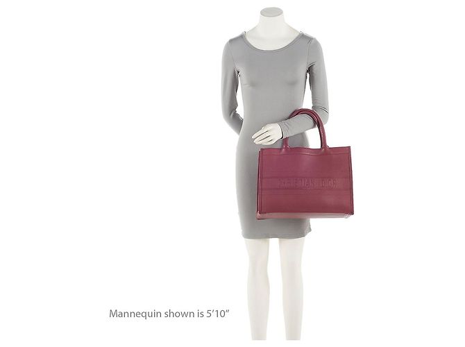 Autre Marque Dior Book Tote Medium en piel de becerro Rosa - vista 5