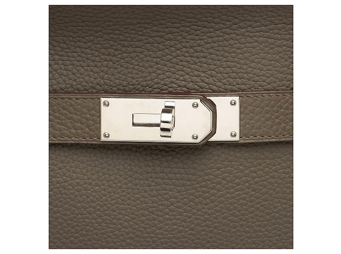 Hermès Hermes Taurillon Clemence Jypsiere 34 Messenger Gris - vista 10