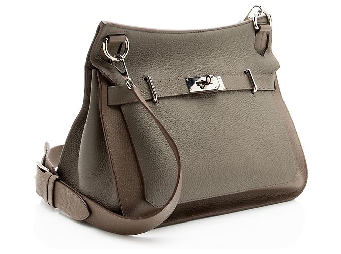Hermès Hermes Taurillon Clemence Jypsiere 34 Messenger Gris - vista 2