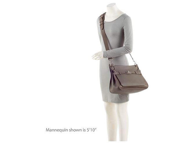 Hermès Hermes Taurillon Clemence Jypsiere 34 Messenger Gris - vista 5