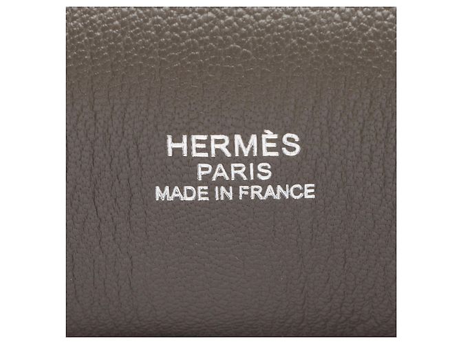 Hermès Hermes Taurillon Clemence Jypsiere 34 Messenger Gris - vista 8