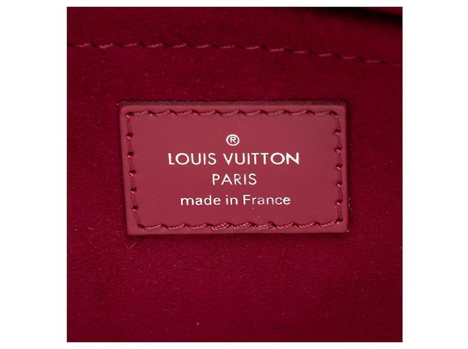 Sac Louis Vuitton Marly MM en cuir Epi Rose - vue 8