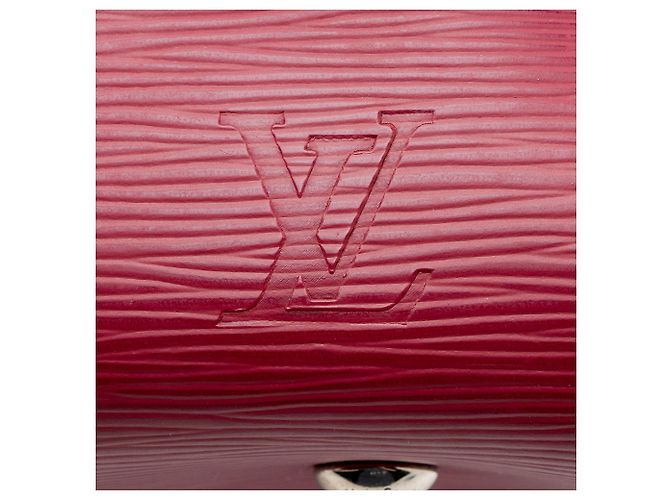 Sac Louis Vuitton Marly MM en cuir Epi Rose - vue 9