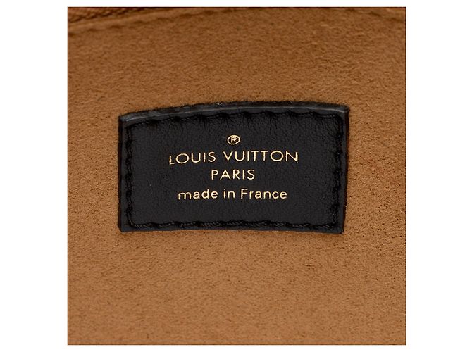 mala Louis Vuitton On My Side MM em couro de bezerro e canvas Monogram Preto - vista 7