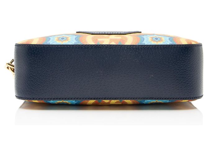 Borsa a tracolla Gucci GG Kaleidoscope Canvas 100th Anniversary Blu - vista 4