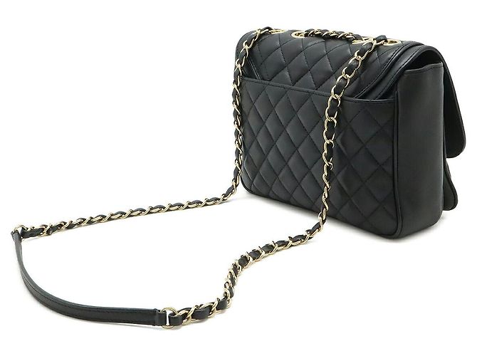 Borsa a tracolla Chanel Matelassé con catena Nero - vista 2