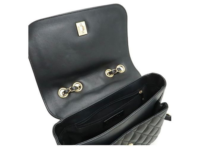 Borsa a tracolla Chanel Matelassé con catena Nero - vista 5