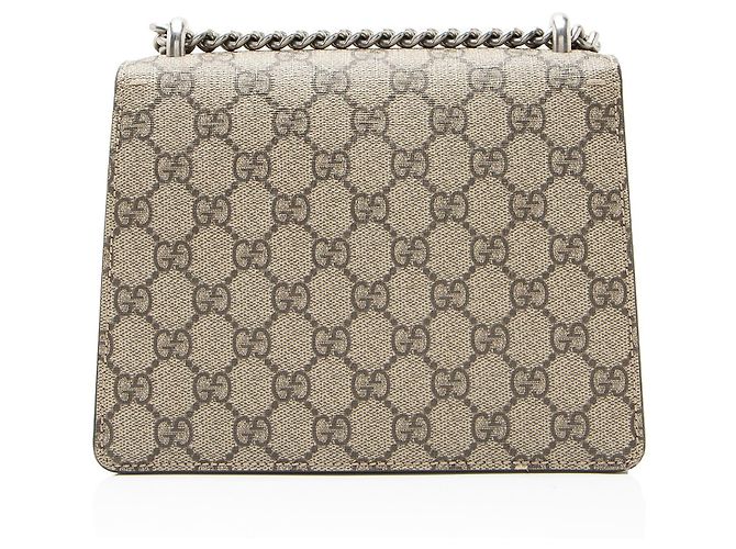 Borsa a tracolla piccola Gucci GG Supreme Dionysus Marrone Beige - vista 3